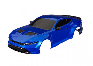 Traxxas 10511-BLUE Body Ford Mustang Clipless Complete Blue