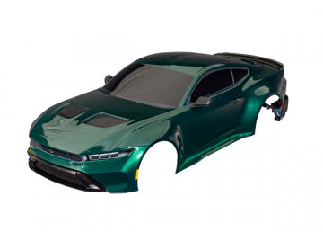 Traxxas 10511-GRN Body Ford Mustang Clipless Complete Green