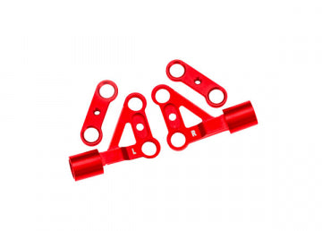 Traxxas 10533-RED Suspension Arms Front Upper Alu Red (Pair) 4-Tec Drift