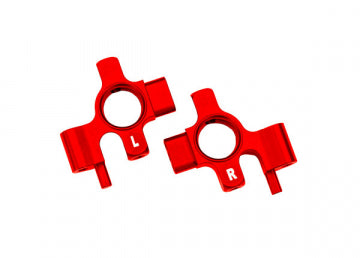 Traxxas 10537-RED Steering Block Alu Red (2) 4-Tec Drift