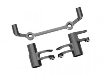 Traxxas 10543-GRAY - Steering Bellcranks Alu Gray 4-Tec Drift