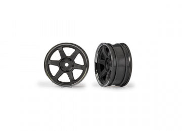 Traxxas 10571 Wheels 1.9" 6-Spoke Gray Front (2)