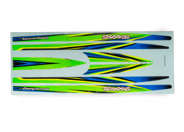 Traxxas 10698-GRN Decal Set Hull Green Disruptor