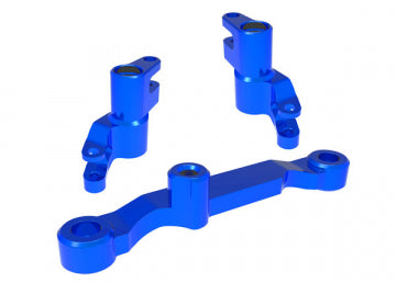 Traxxas 10743-BLUE Steering Bellcranks Alu Blue Mini Maxx/XRT