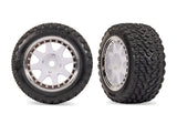 Tires &amp; Wheels Rally / Mini Rally White/Chrome Front (2)