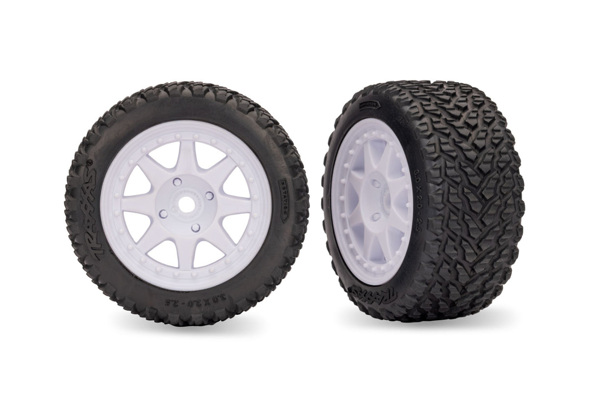 Tires &amp; Wheels Rally / Mini Rally White Front (2)