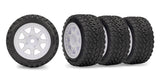 Tires &amp; Wheels Rally / Mini Rally White Front(H) + Rear(S) (4)