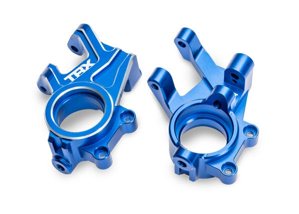 TRAXXAS 10936-BLUE Steering Blocks Alu Blue (Pair) Funco Sand Car
