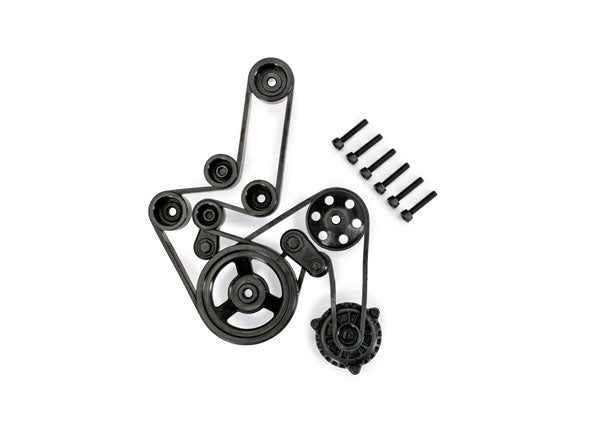 TRAXXAS 10984-BLK Engine Pulleys Black Funco Sand Car