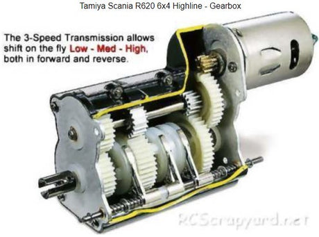 Tamiya 1:14 R/C FULL OPTION - SCANIA R620 METAL ORANGE 23689