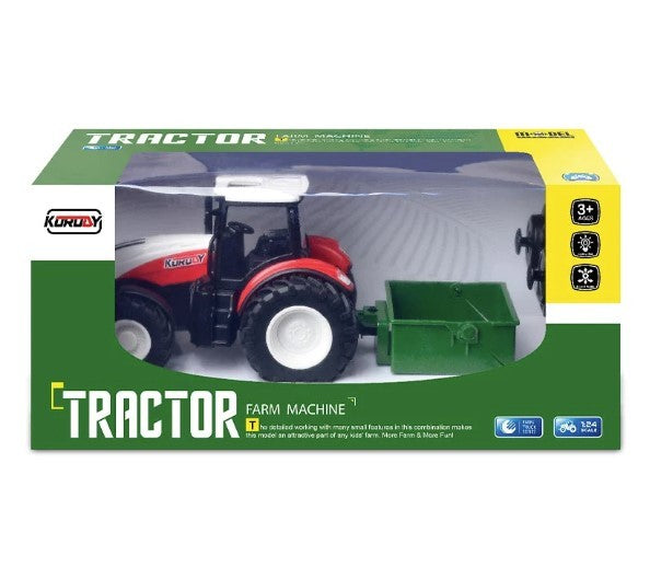 Fjernstyret traktor med lys og lyd - Huina 6640