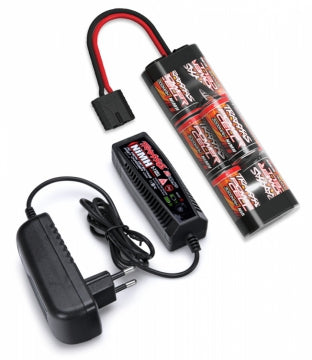 Traxxas 2984 - Charger (2A) and 8,4V NiMH 3000mAh Hump iD Combo