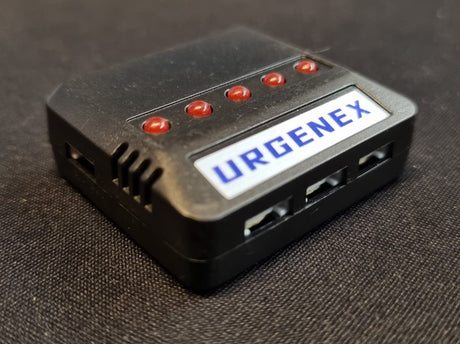 USB lader 1S Lipo batteri med 4 porte