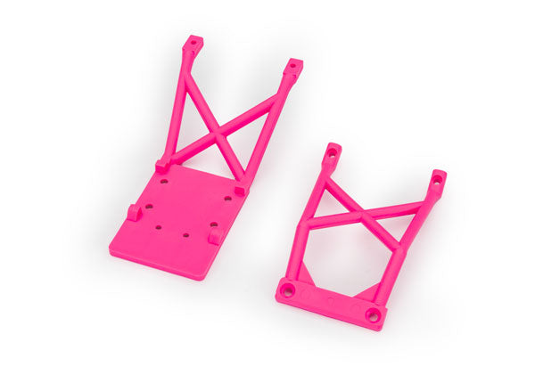 TRAXXAS 3623-PINK Skid Plates Front and Rear Pink