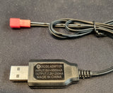 7,2V USB Lader til NiMh NiCd batterier - JST stik - 250mAh