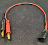 Ladekabel med Futaba / JST stik - 25 cm langt