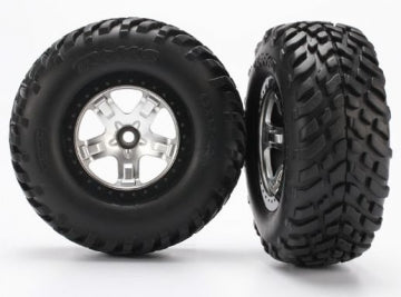 Tires &amp; Wheels SCT/SCT Satin Chrome 2WD Fram (2)