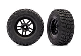 Tires &amp; Wheels Kumho/S-Spoke Black 4WD/2WD Rear (2)
