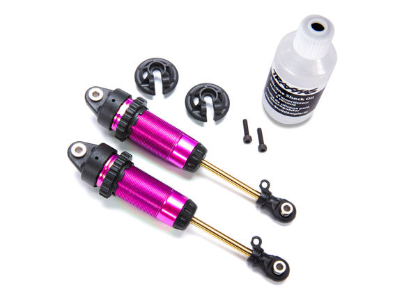 TRAXXAS 7462-PINK Shocks Alu Pink GTR XX-Long without springs (2)