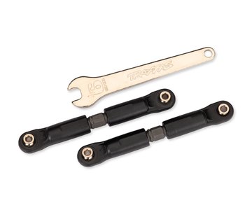 Camber/Toe Links Rear X-Short Adjustable Steel Gray (2)