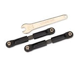 Camber/Toe Links Rear X-Short Adjustable Steel Gray (2)