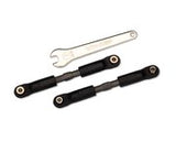 Camber/Toe Links Rear Long Adjustable Steel Gray (2)