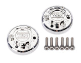 Wheel Center Caps Chrome (2) with Screws X-Truck