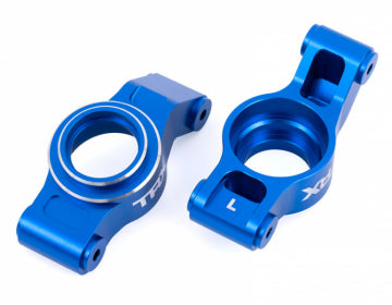 Traxxas 7852-BLUE Carriers Stub Axle Rear L&amp;R (Pair) Alu Blue X-Maxx, XRT
