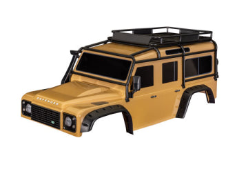 Traxxas 8050-SAND Body Land Rover Defender Clipless Complete Sand