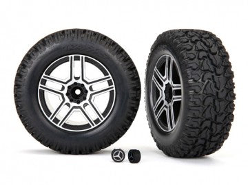 Traxxas 8872 Tires &amp; Wheels 2,6" Crawler Mercedes G500 (Requires Stub Axle #8255A)