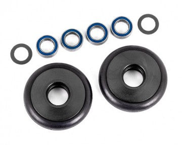 Traxxas 9461T Wheel Set Alu Grey Wheelie Bar  Drag Slash