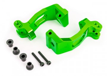 Traxxas 9532G Caster Blocks (C-Hub) Alu Green L+R Sledge