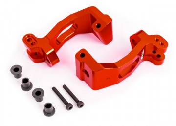 Traxxas 9532R Caster Blocks (C-Hub) Alu Red L+R Sledge