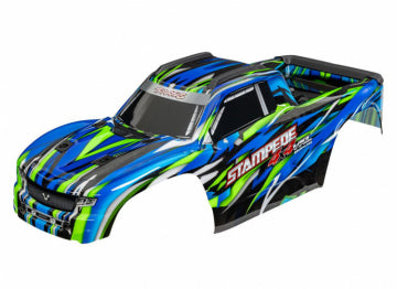 Traxxas 9014-GRN Body Stampede 4x4 VXL Green Clipless