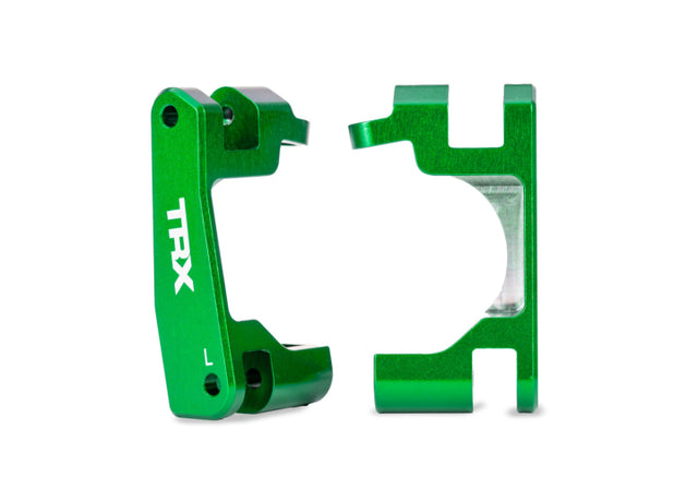 TRAXXAS 9063-GRN Caster Blocks Alu Green (Pair) Raptor R Ultimate, (Upgrade #9080)