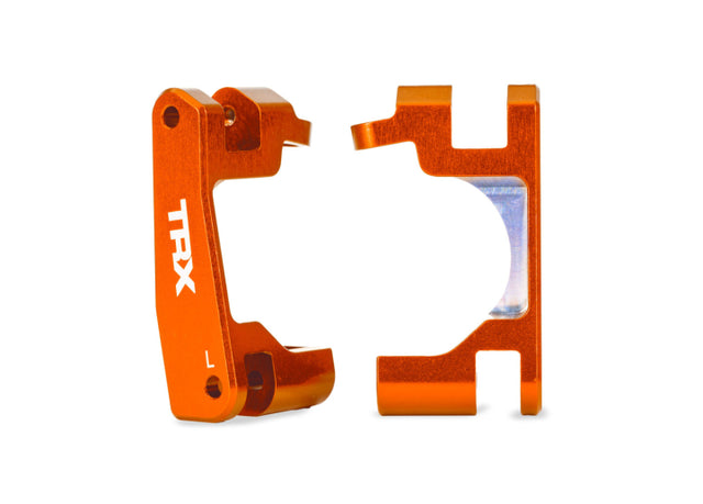 TRAXXAS 9063-ORNG Caster Blocks Alu Orange (Pair) Raptor R Ultimate, (Upgrade #9080)