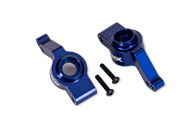 TRAXXAS 9065-BLUE Stub Axle Alu Blue (Pair) Raptor R Ultimate, (Upgrade #9080)