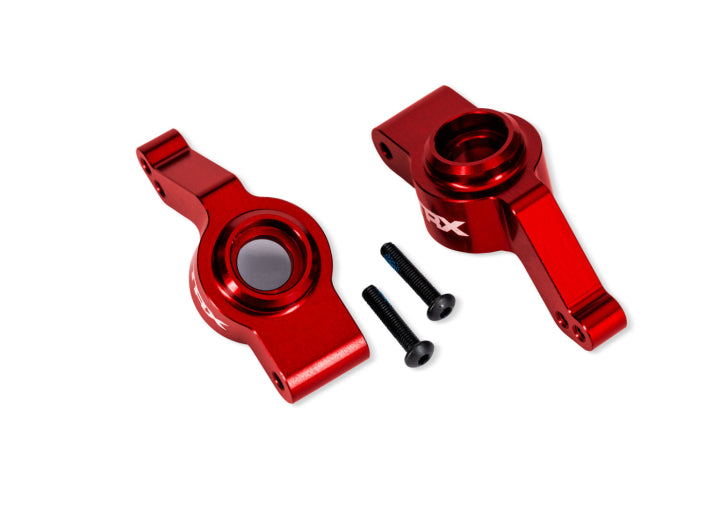 TRAXXAS 9065-RED Stub Axle Alu Red (Pair) Raptor R Ultimate, (Upgrade #9080)