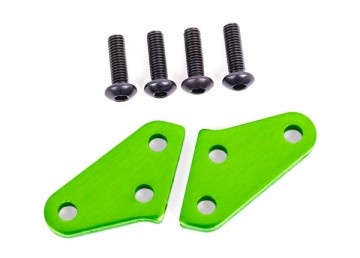 Traxxas 9636G Steering Block Arms Alu Green (for #9635,#9637) (Pair) Sledge
