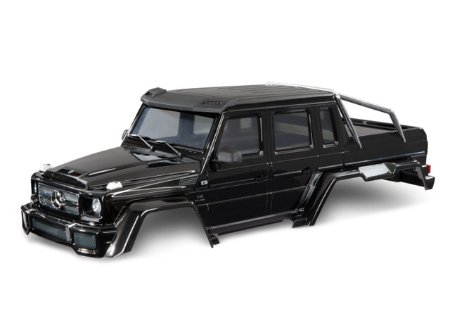 TRAXXAS 9129-BLK Body Mercedes G 63 6x6 Clipless Svart