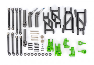 Traxxas 9180-GRN Outer Driveline &amp; Suspension EHD Green Upgrade Kit 2WD Stampede, Rustler, Bigfoot