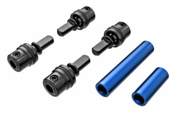 Driveshafts Center Steel/Alu Set Complete Blue TRX-4M