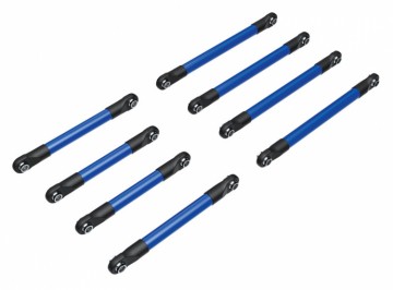 Traxxas 9749-BLUE Suspension Link Alu Set F&amp;B Blue TRX-4M
