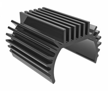 Traxxas 9793-GRAY Motor Heat Sink Alu Gray Titan 180 87T