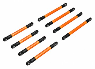 Traxxas 9749-ORNG Suspension Link Alu Set F&amp;B Orange TRX-4M