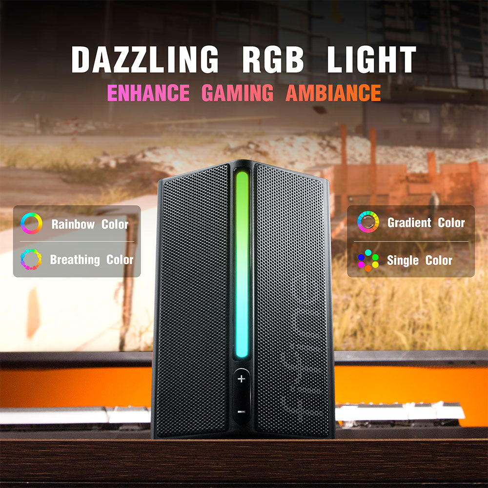 Fifine Ampligame A20 TV Gaming Speakers, Black