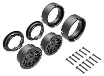 Traxxas 9781 Wheels Method Race 105 Beadlock Black 1.0" (2)