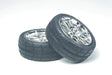 RC 10 SPOKE METAL PLATED WHEELS 24MM GLUED