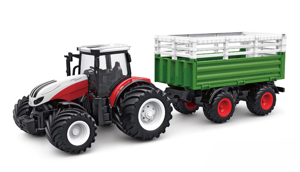 RC Traktor med vogn og ko