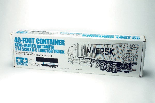 1/14 40FT MAERSK CONTAINER M. SEMI TRAILER - Tamiya 56326